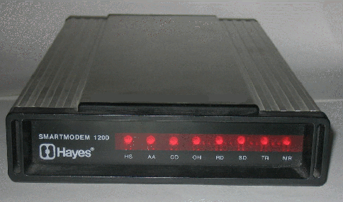 photo of Hayes's modem