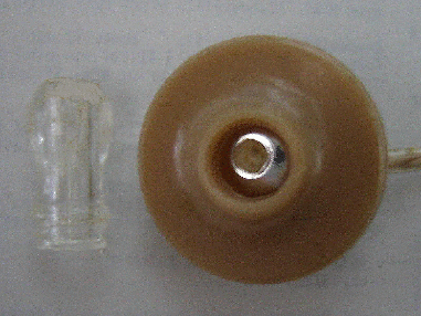 photo of crystal earphone
