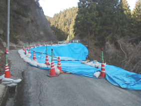 はがね山標準電波送信所・途中の道